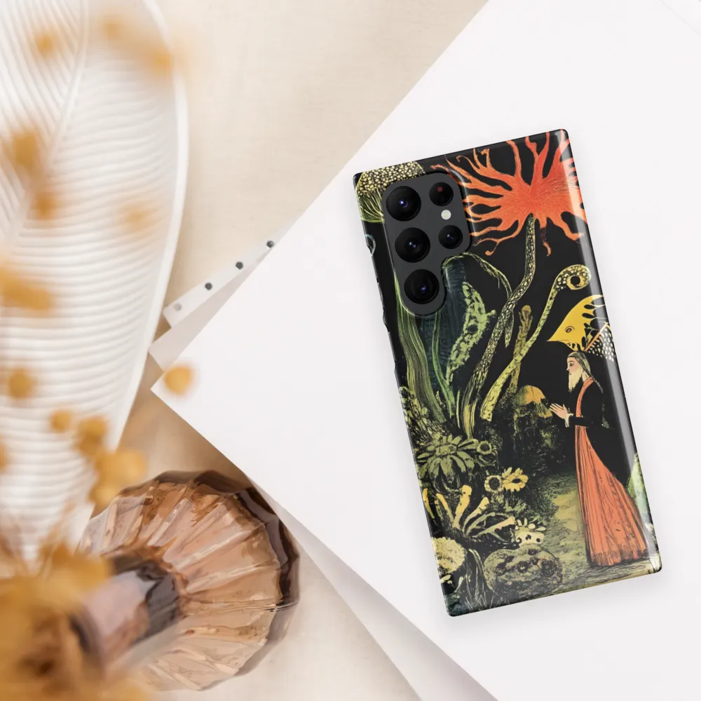 Enchanted Encounter in a Fantastical Garden | Phone Case |  S22 Ultra | Snap Case | Glossy