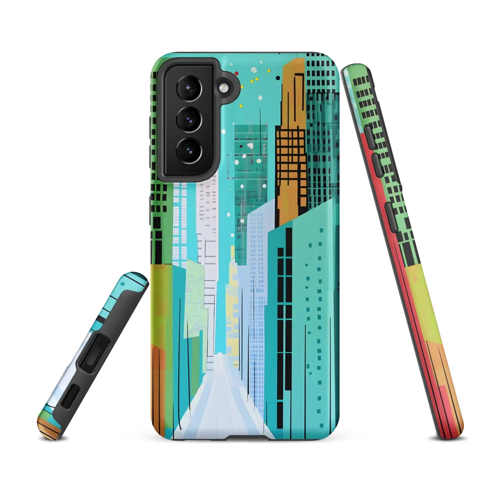 Urban Symphony in Turquoise