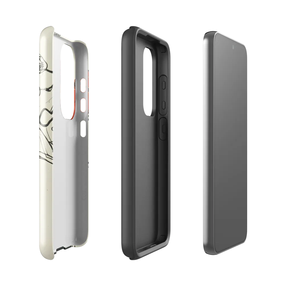 Echoes of Anguish | Phone Case |  S23 | Tough Case | Glossy