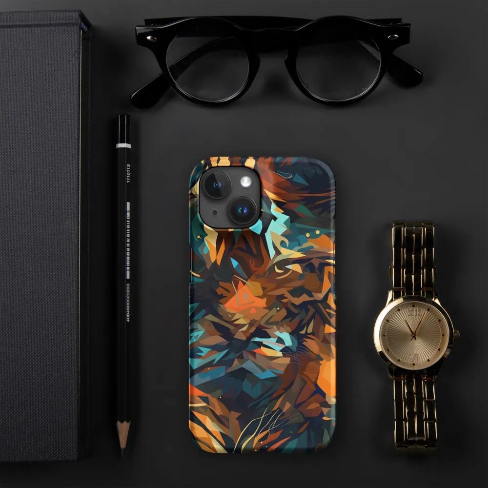 Wild Symphony: Abstract Tigers | Phone Case |  15 | Snap Case | Matte