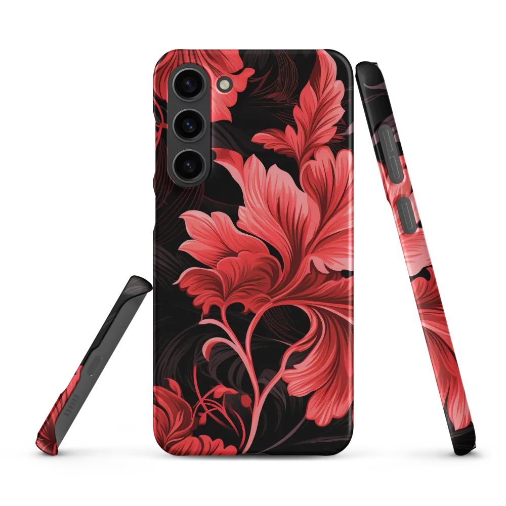 Tropical Elegance in Red