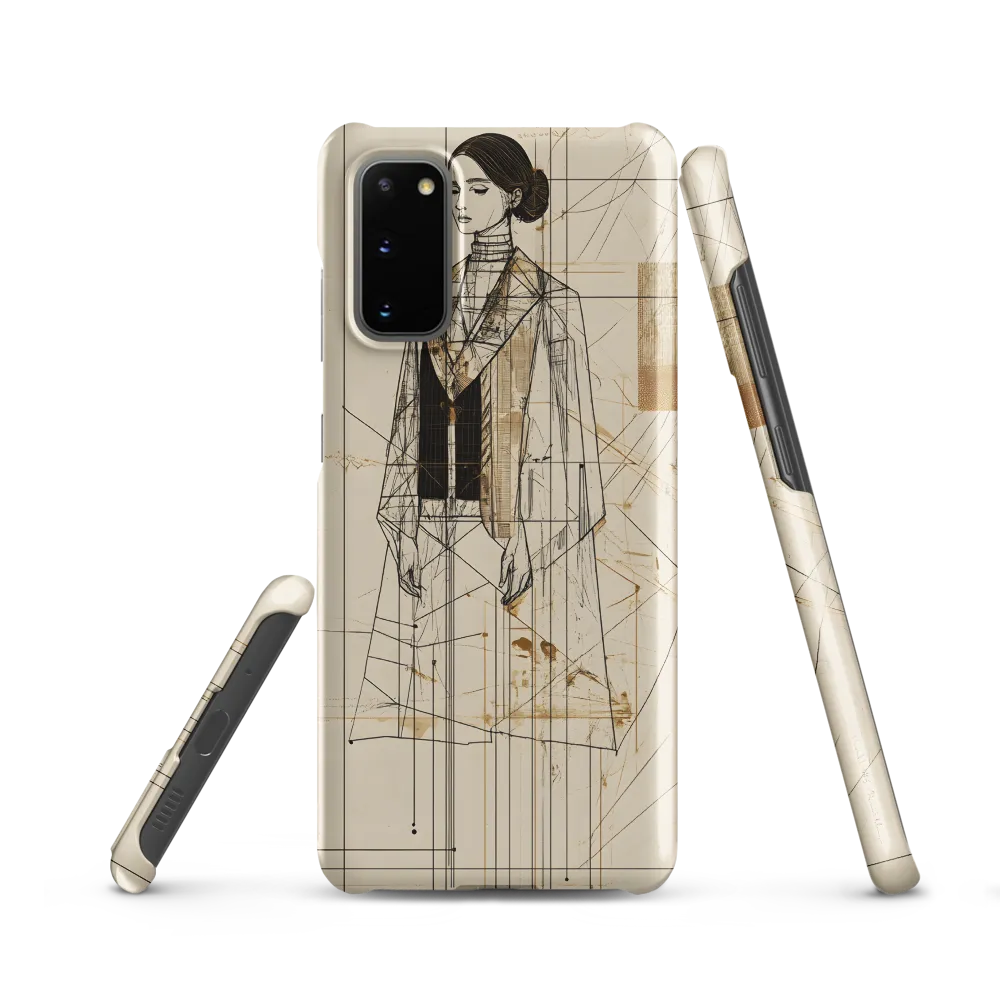 Elegance in Lines | Phone Case |  S20 | Snap Case | Matte
