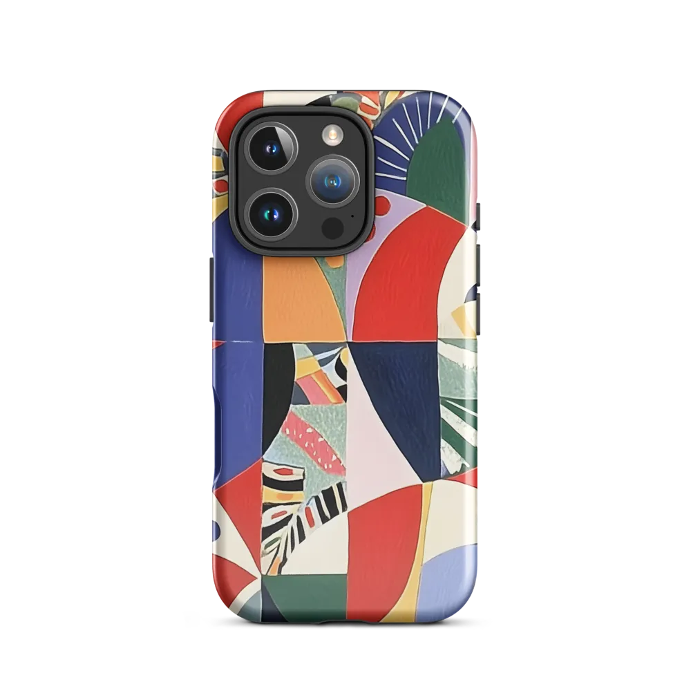 Dynamic Mosaic Symmetry | Phone Case |  16 Pro | Tough Case | Glossy