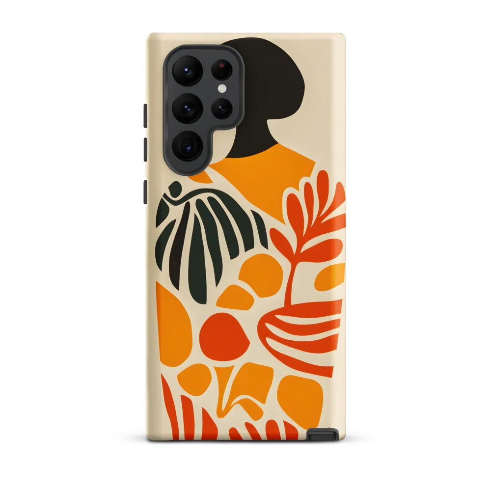 Silhouette with Botanical Cutouts