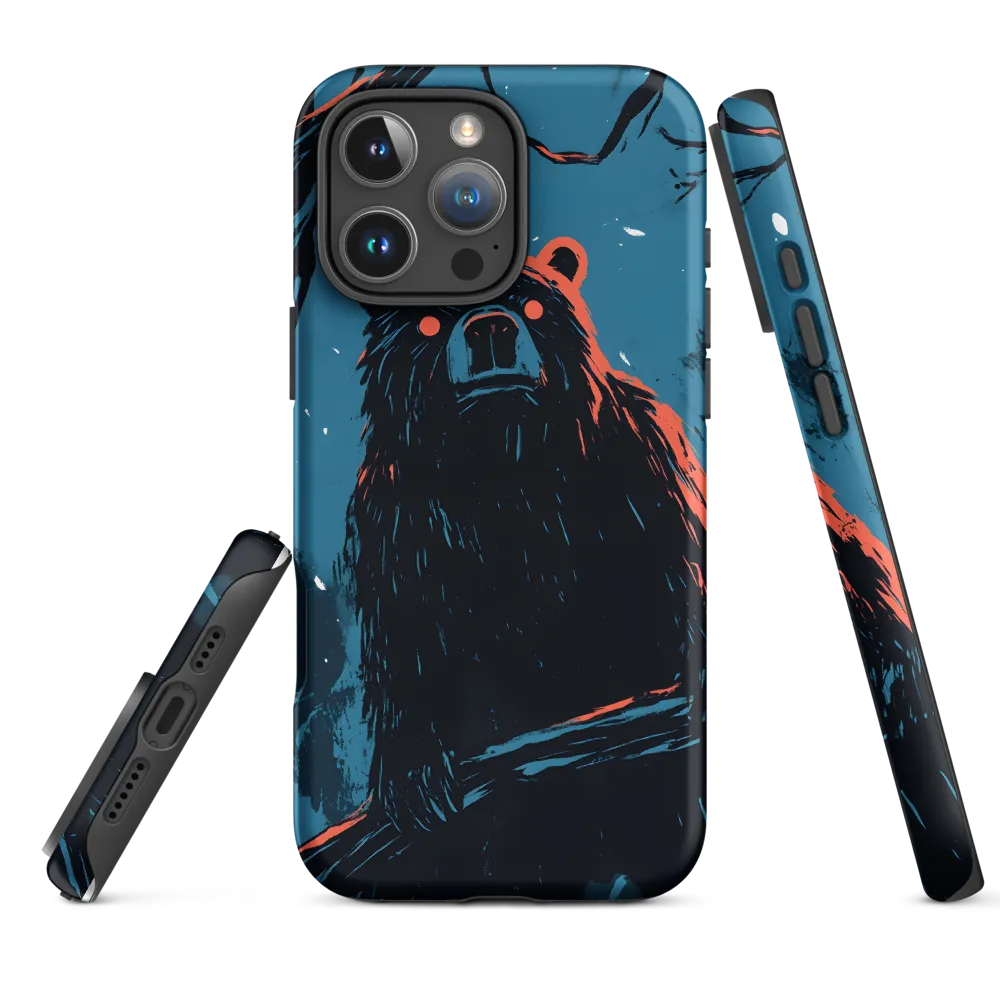 Eerie Majesty: A Bear in the Night