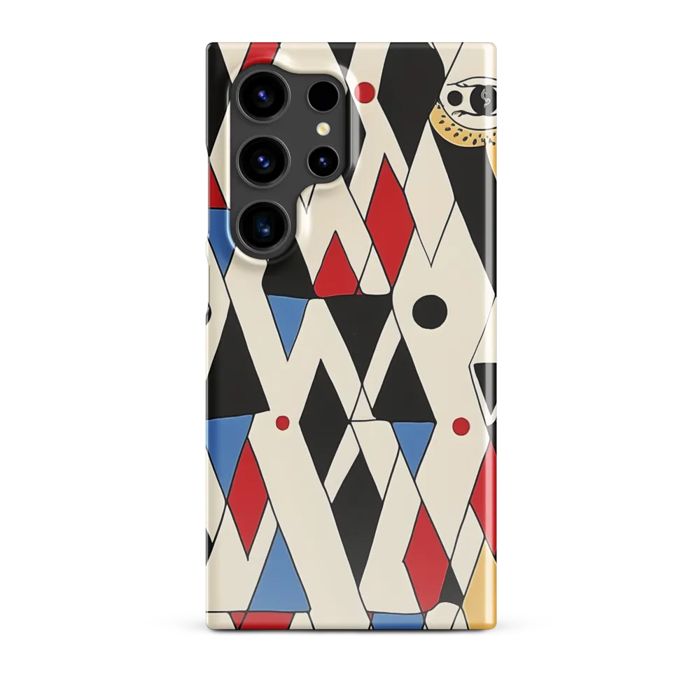 Dynamic Geometric Symphony | Phone Case |  S24 Ultra | Snap Case | Glossy