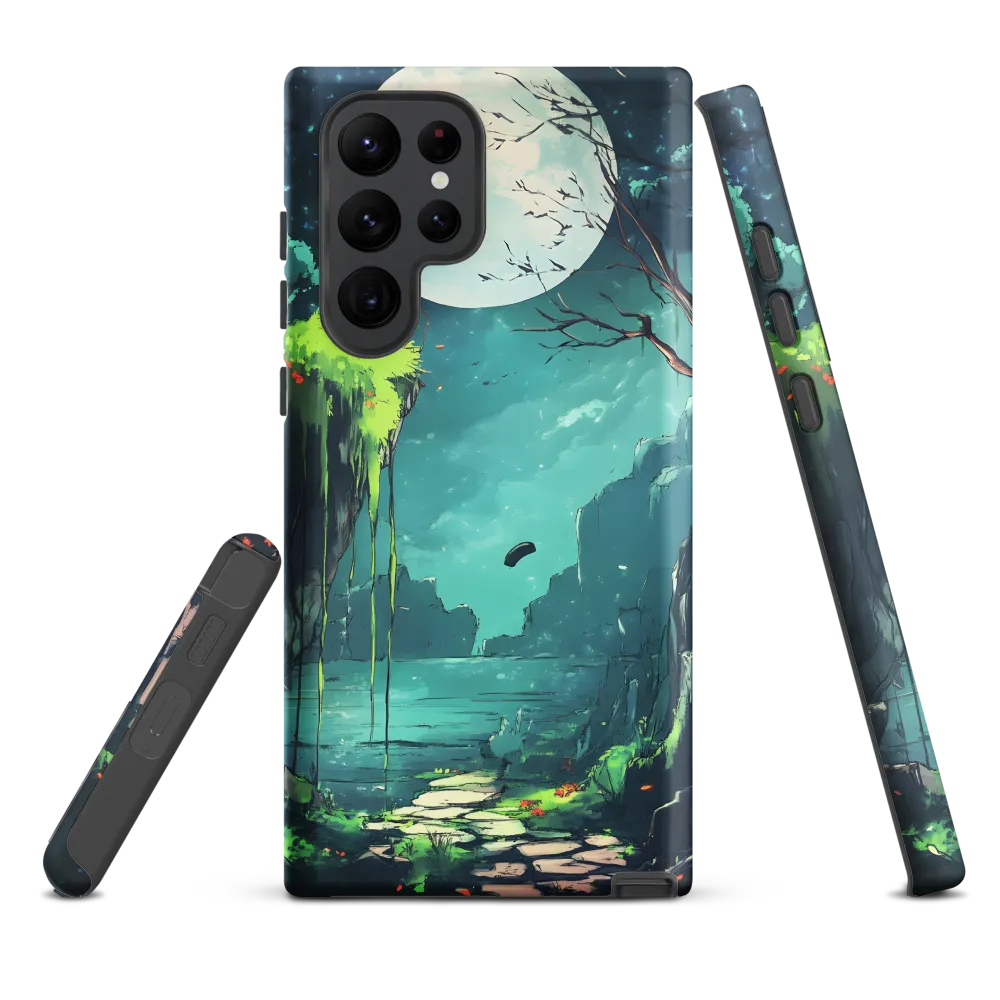 Moonlit Serenity: A Fantastical Landscape