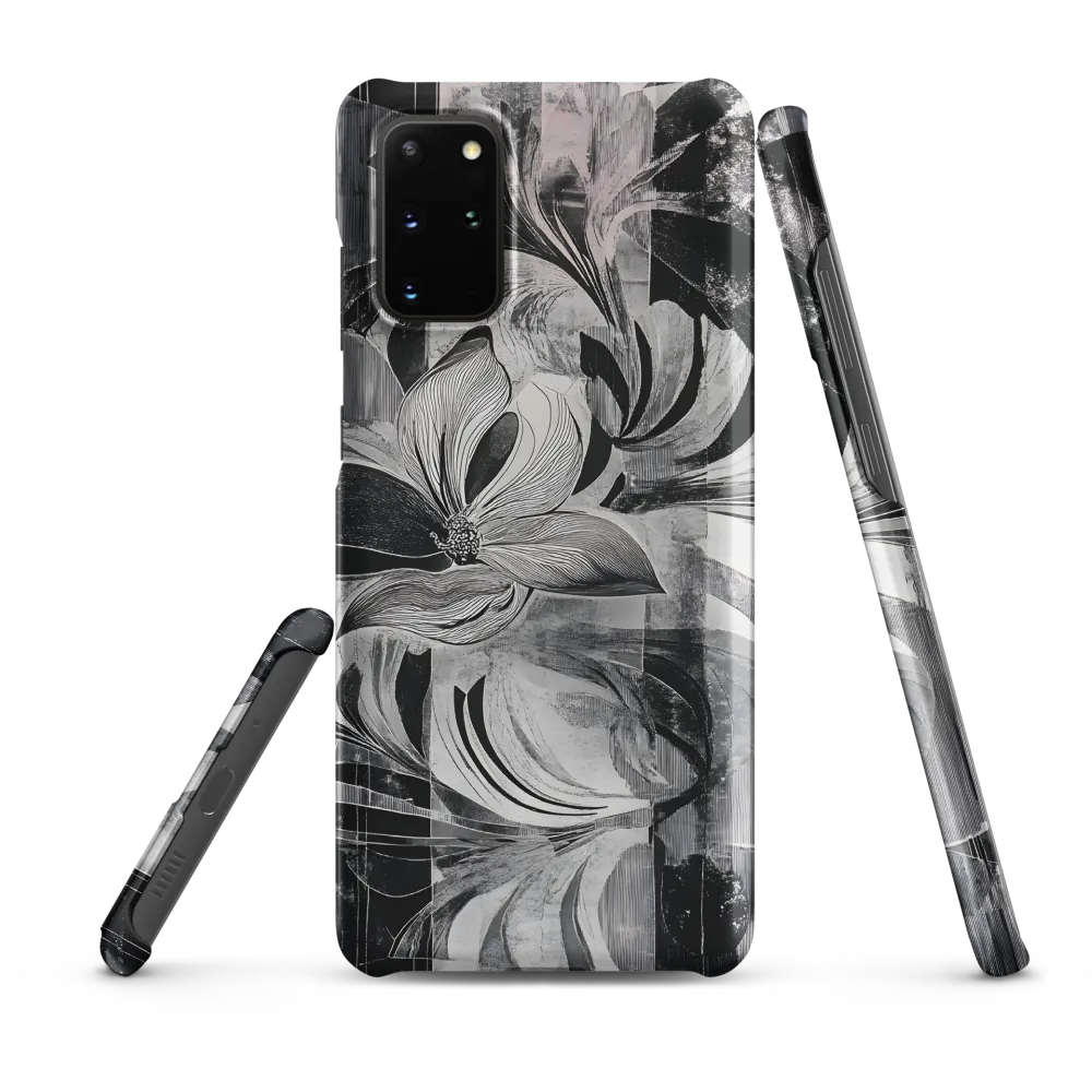 Floral Fusion in Monochrome