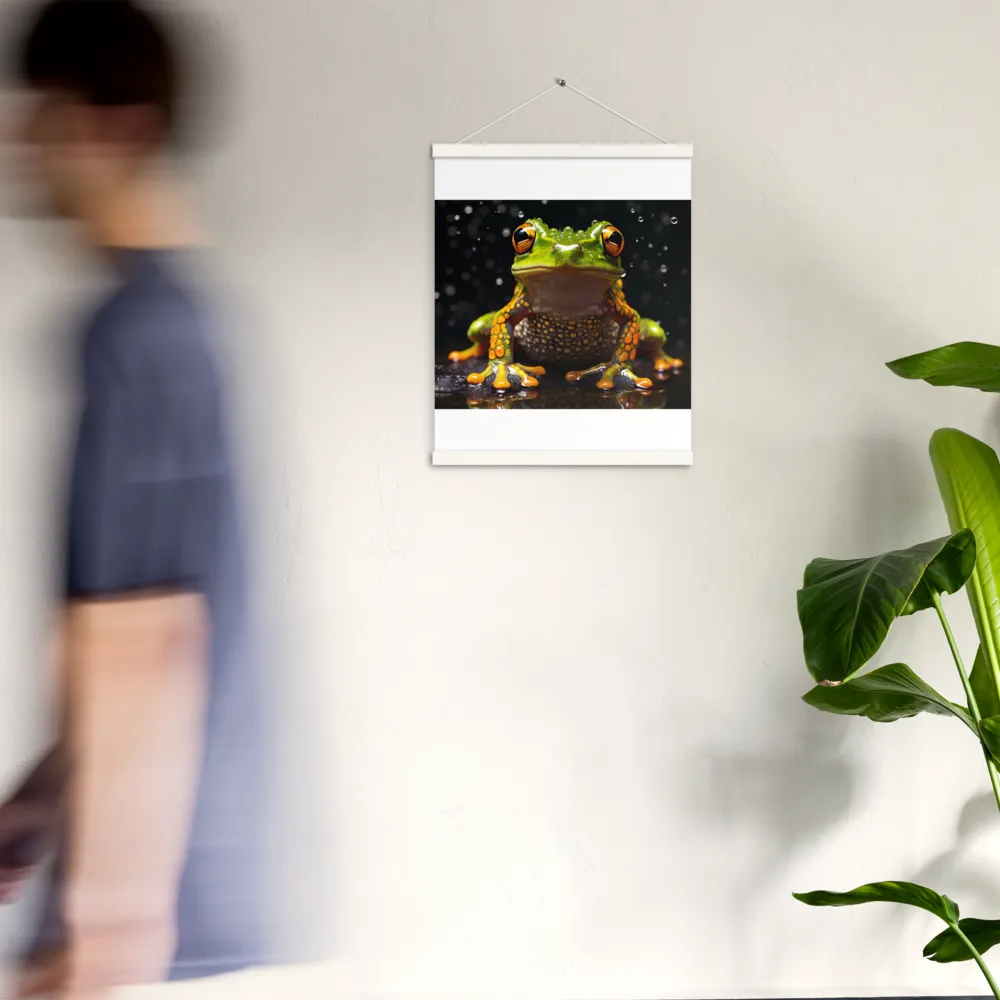 Emerald Elegance: The Frog in Focus