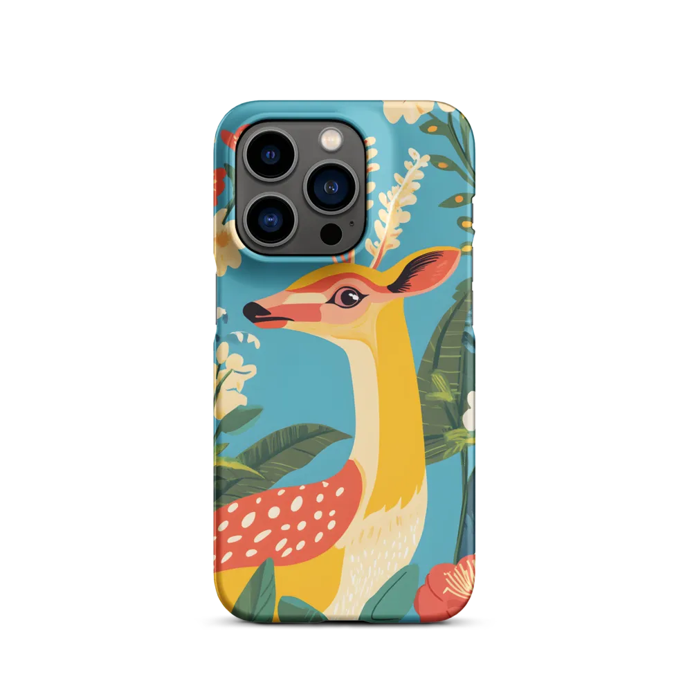Serene Majesty: A Vibrant Deer Amidst Flora