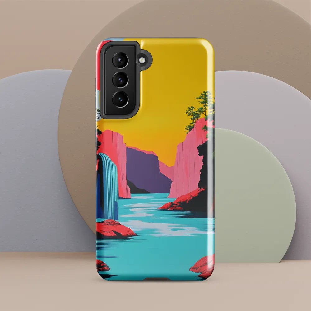 Dreamscape of Pink Cliffs and Turquoise Waters