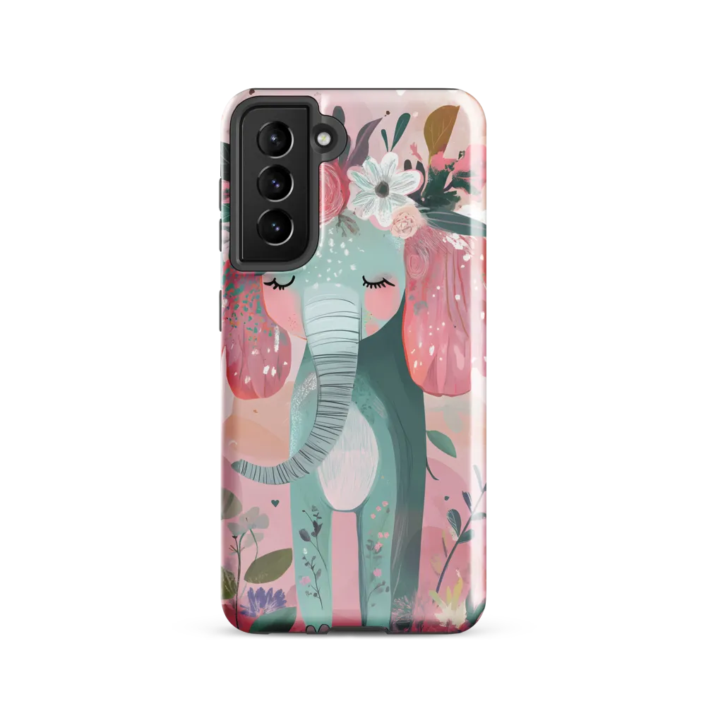 Whimsical Elephant in Bloom