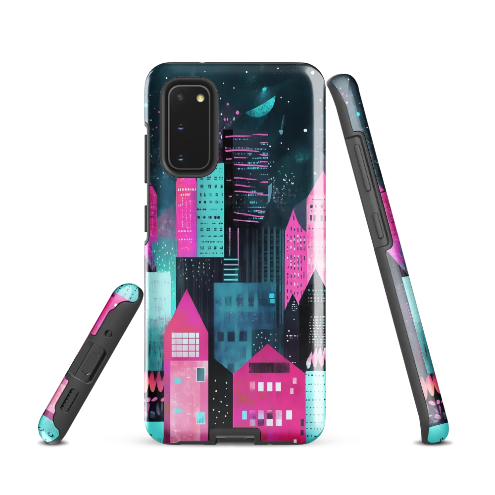 Neon Night Skyline