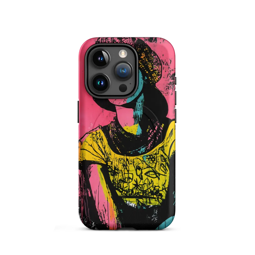 Urban Elegance: A Graffiti Portrait