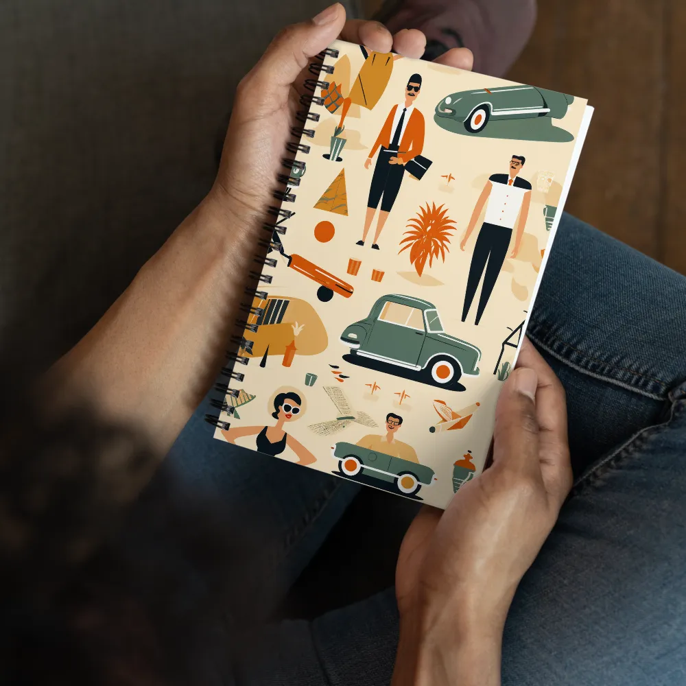 Retro Playfulness | Spiral Notebook