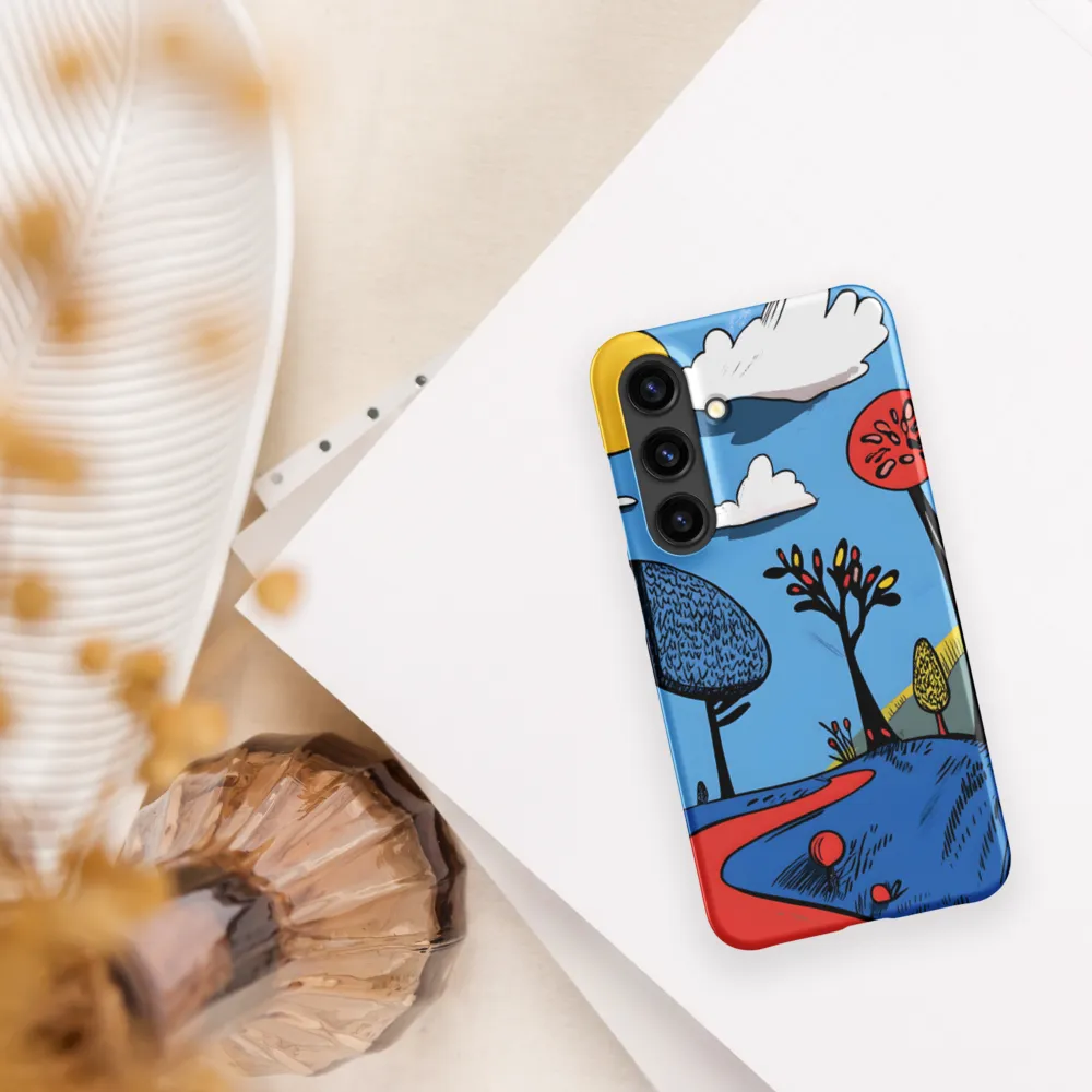 A Playful Journey Through Whimsical Woods | Phone Case |  S24 | Snap Case | Matte
