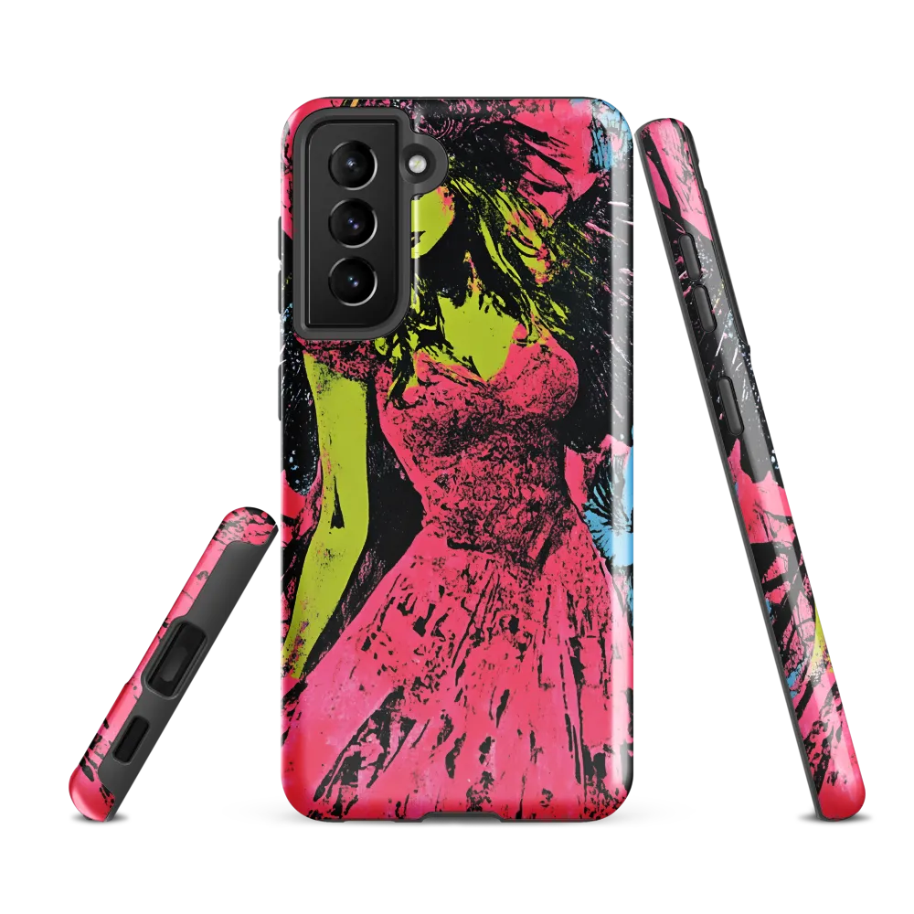 Mystical Angel in Neon Dreams