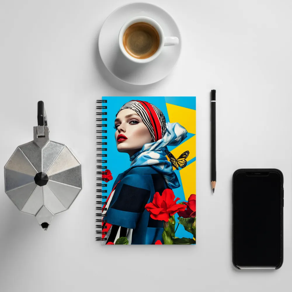 Vibrance and Elegance in Fashion | Spiral Notebook