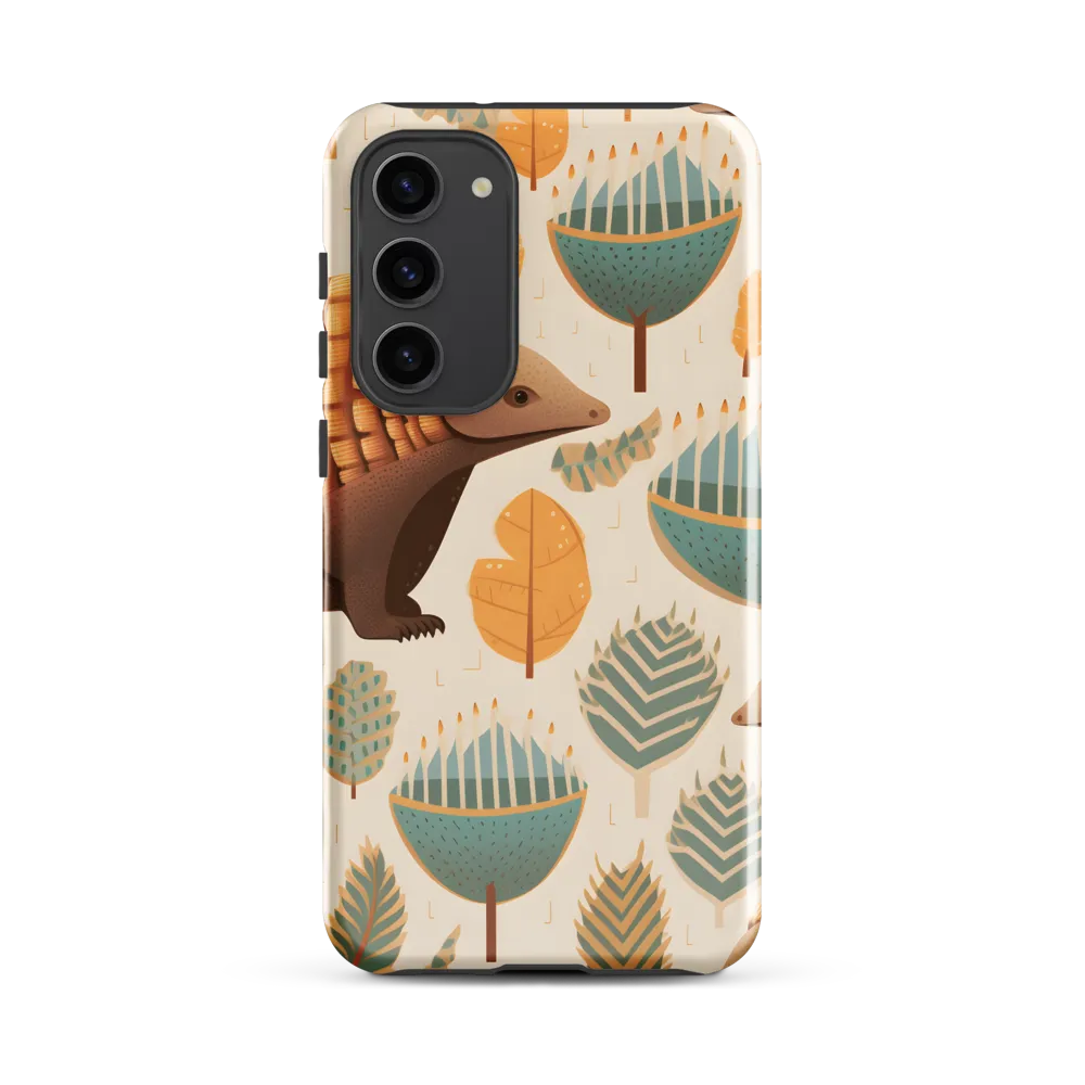 Pangolins in a Whimsical Habitat