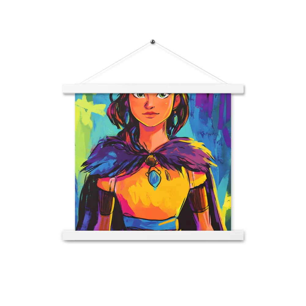 Guardian of Colors | Poster With White Wood Hanger | 14″×14″