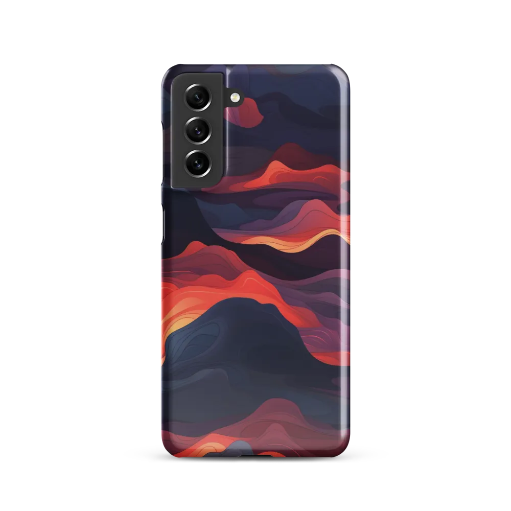 Ethereal Waves of Color | Phone Case |  S21 | Snap Case | Glossy