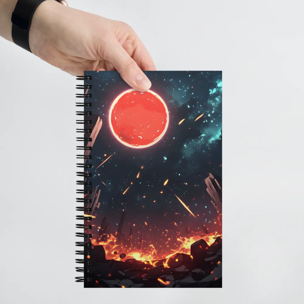 Eclipse of Destruction | Spiral Notebook