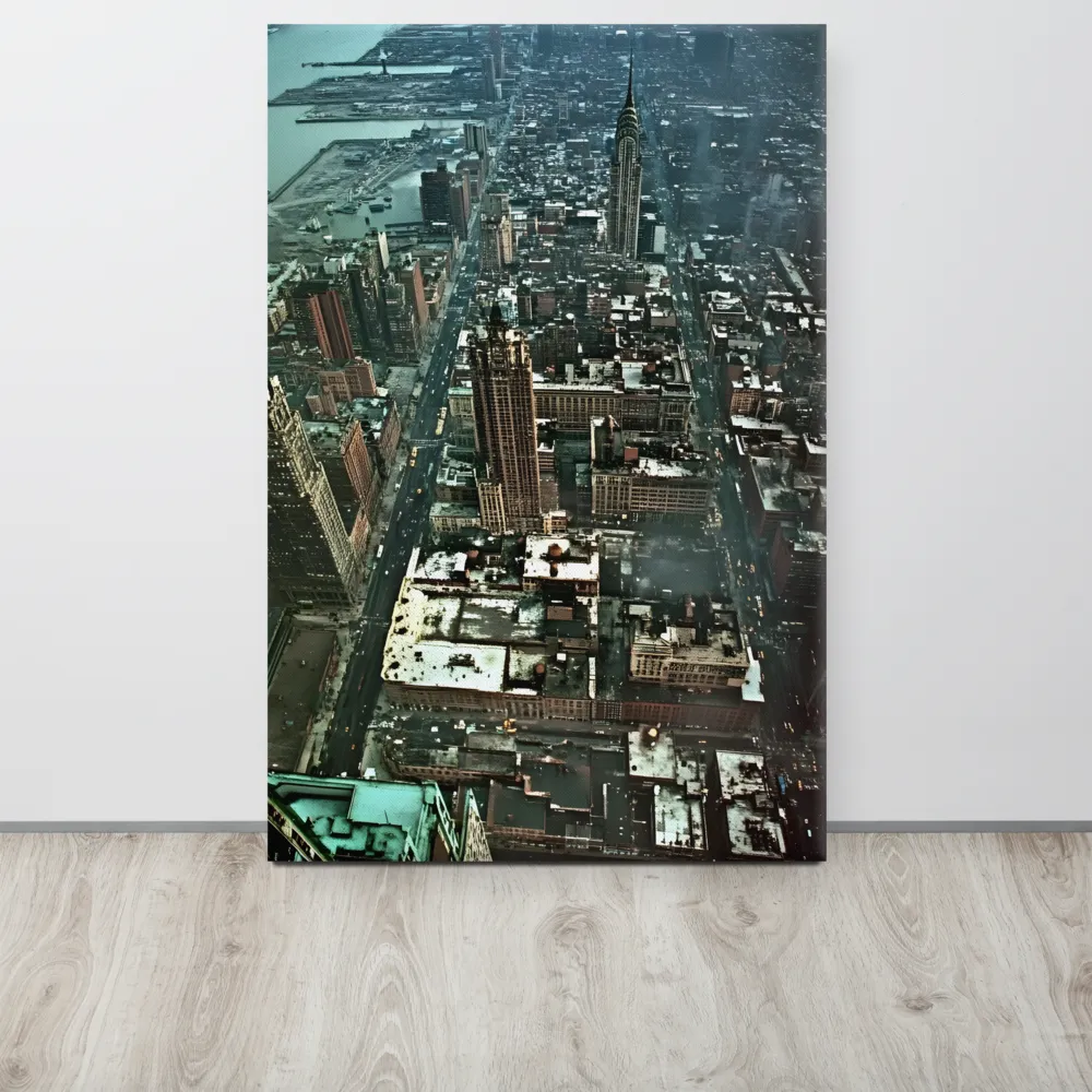 Aerial Symphony of Urban Life | Canvas | 24″×36″