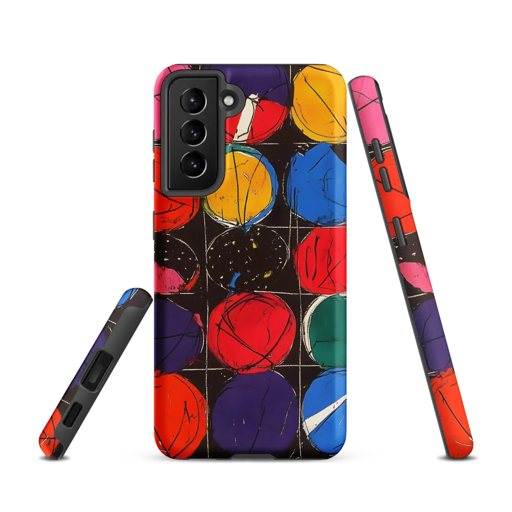 Colorful Circles in Abstract Harmony