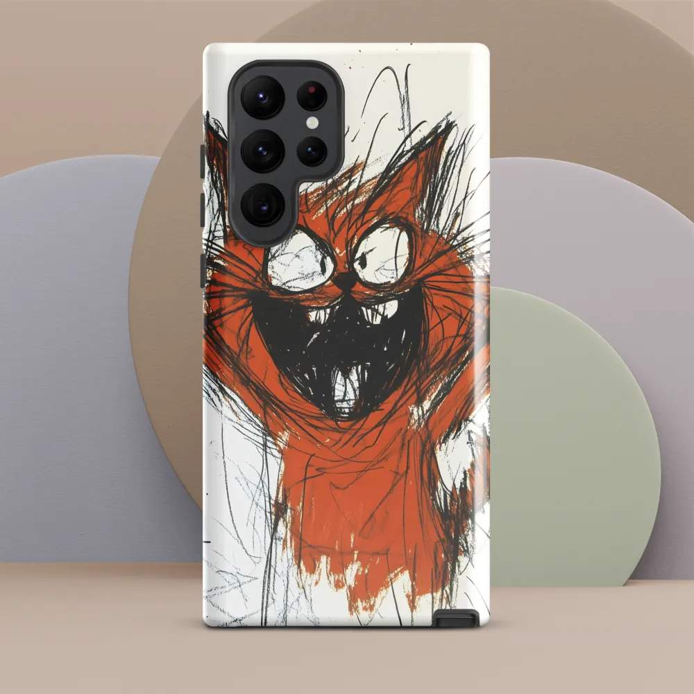 Joyful Cat Creation | Phone Case |  S22 Ultra | Tough Case | Glossy