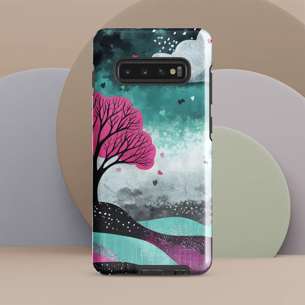 Whimsical Landscape of Love | Phone Case |  S10 Plus | Tough Case | Glossy