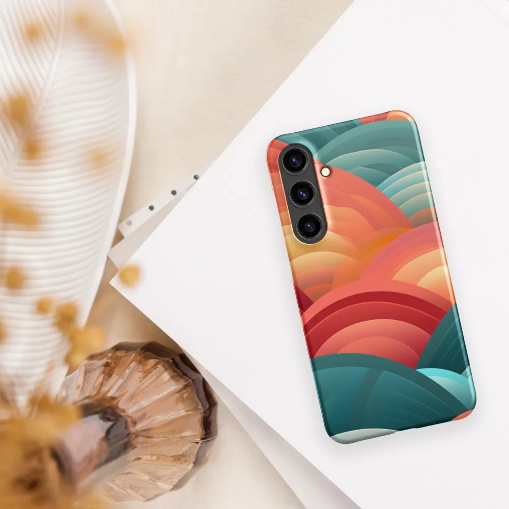 Rhythms of the Waves | Phone Case |  S24 Plus | Snap Case | Matte