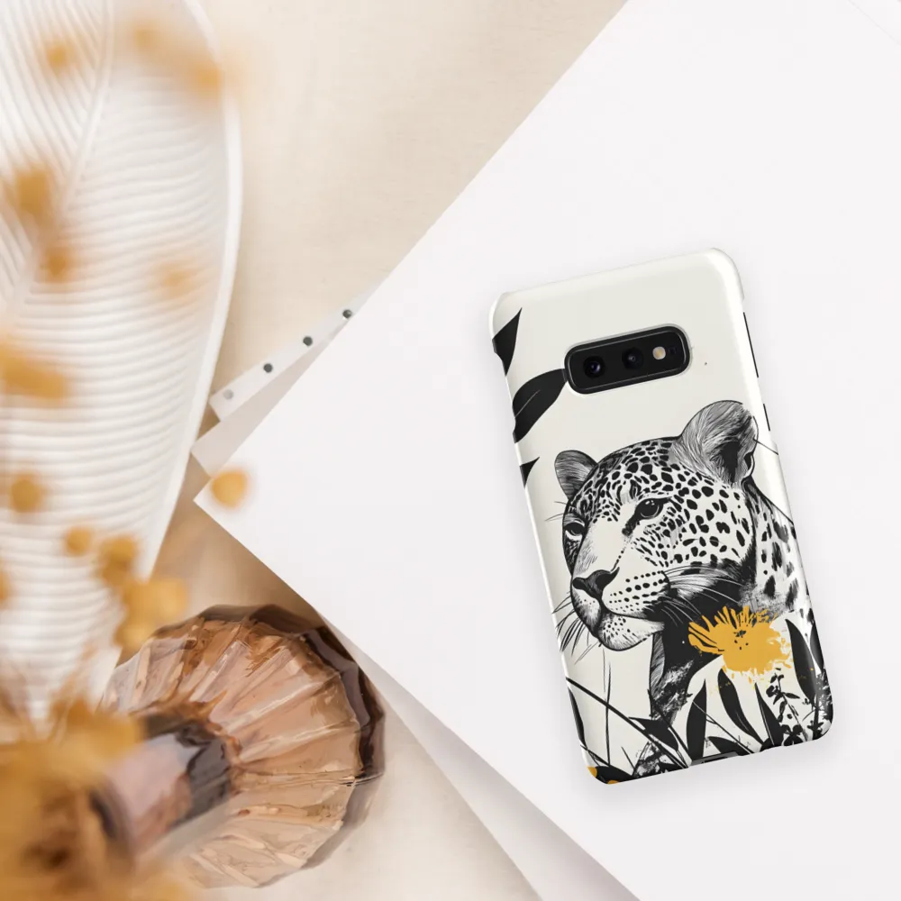Majestic Leopard Amongst Flora