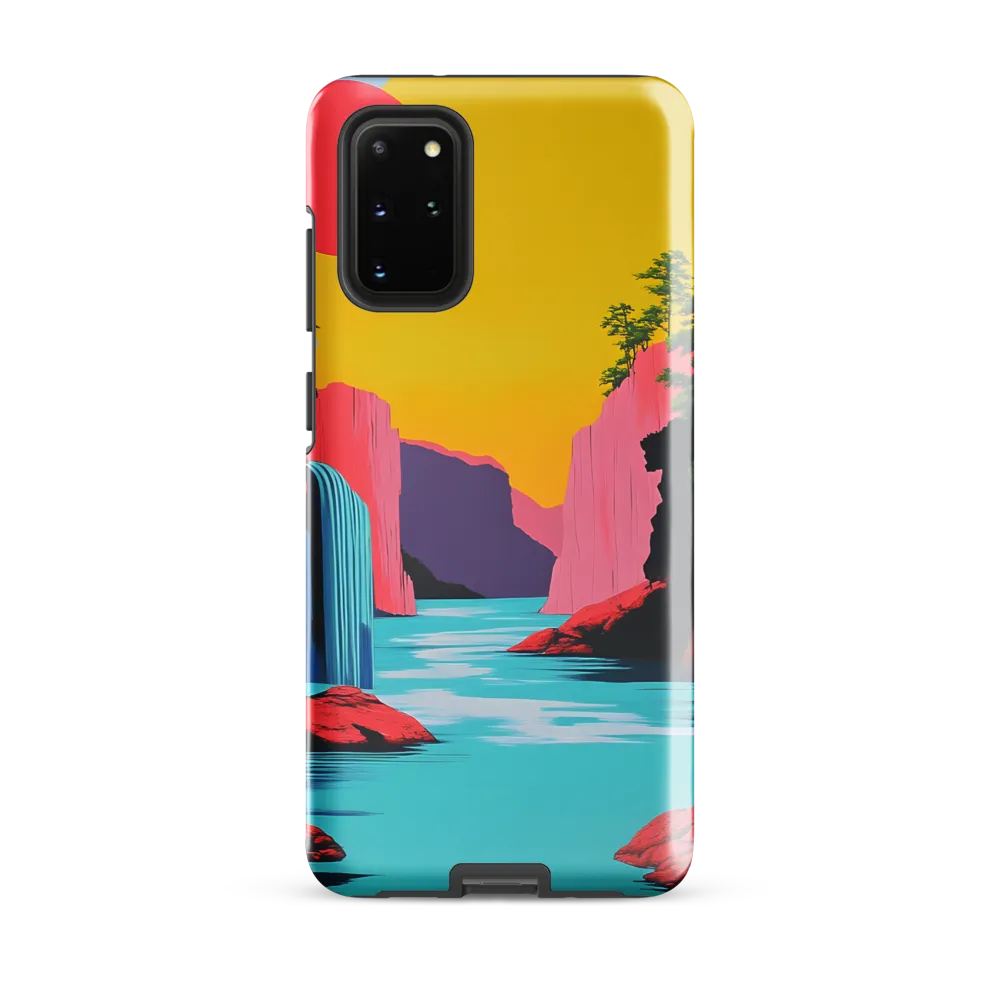 Dreamscape of Pink Cliffs and Turquoise Waters