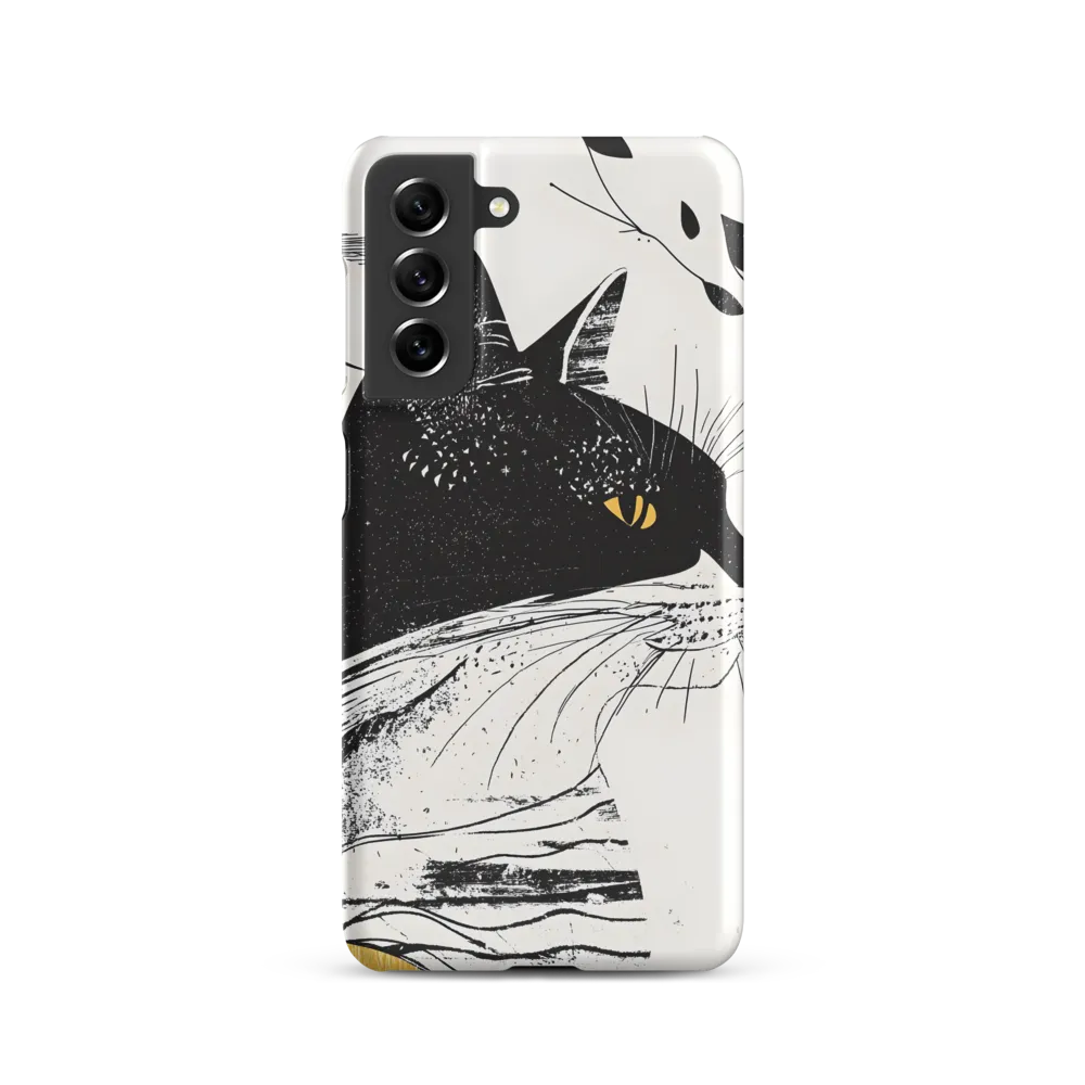 Whiskered Elegance: A Minimalist Cat Profile