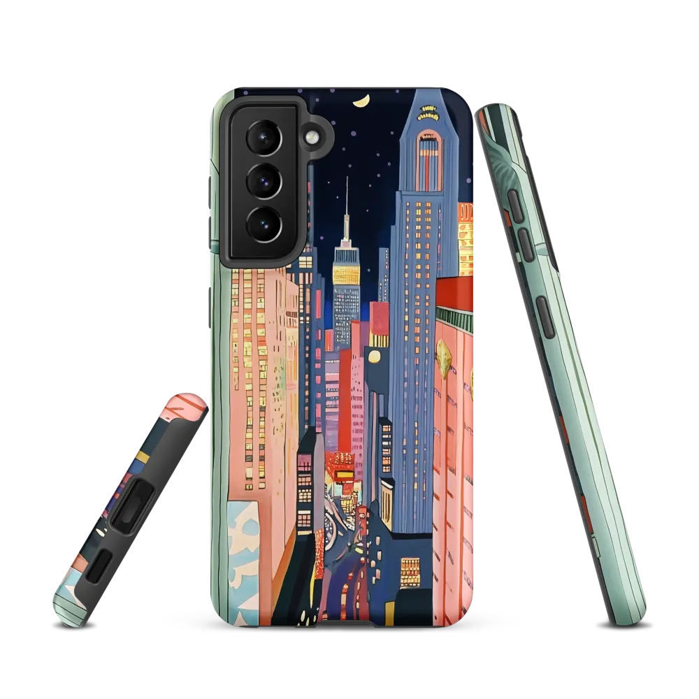 Urban Dreamscape: A Pop Art Night | Phone Case |  S21 | Tough Case | Matte