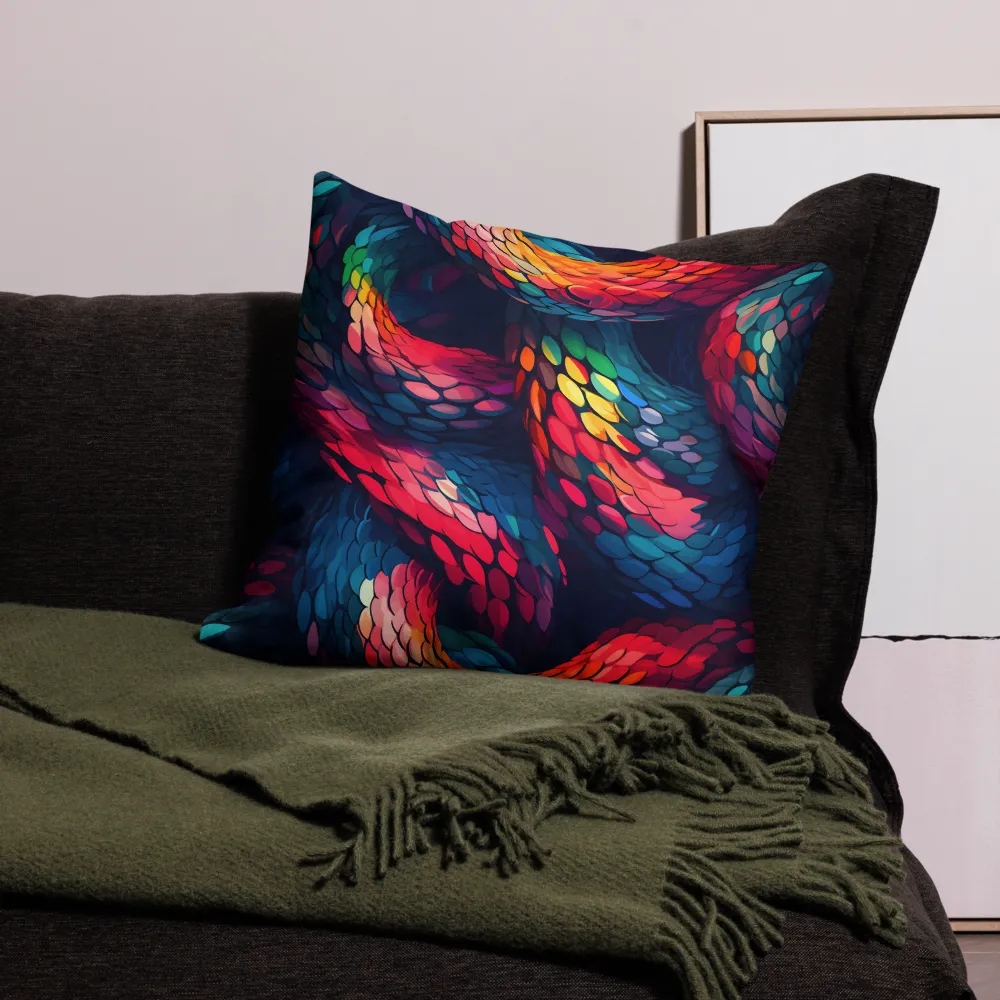 Serpentine Harmony | Pillow | 22″×22″