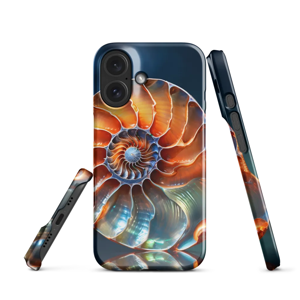 Elegance of the Nautilus Shell | Phone Case