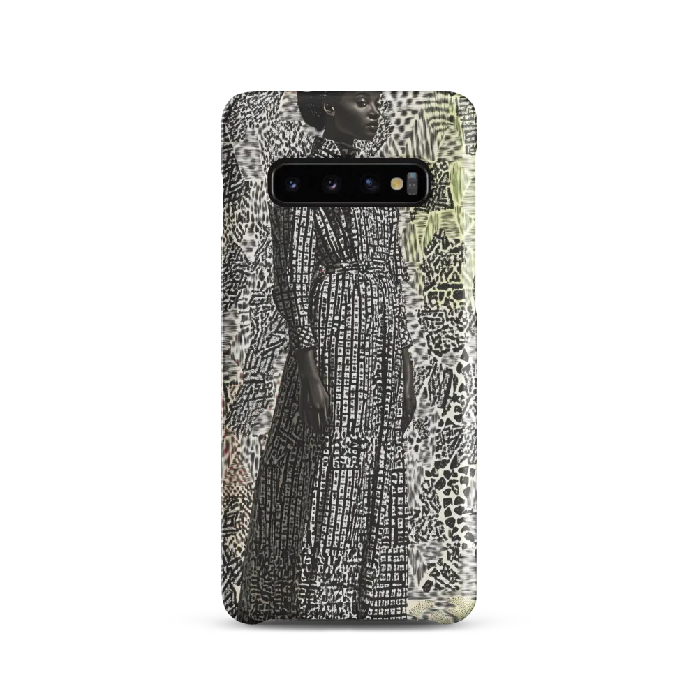 Elegance in Abstract Patterns | Phone Case |  S10 | Snap Case | Matte
