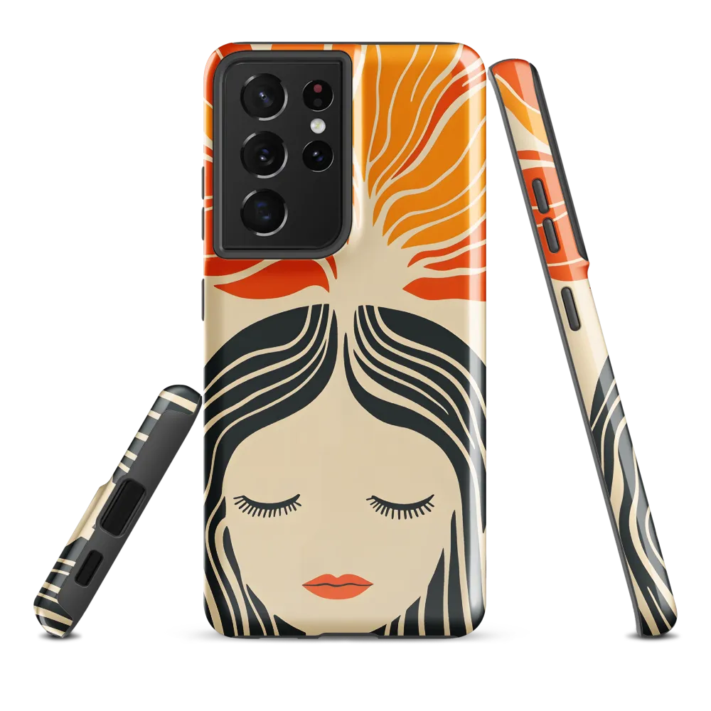 Blossoming Tranquility | Phone Case |  S21 Ultra | Tough Case | Glossy