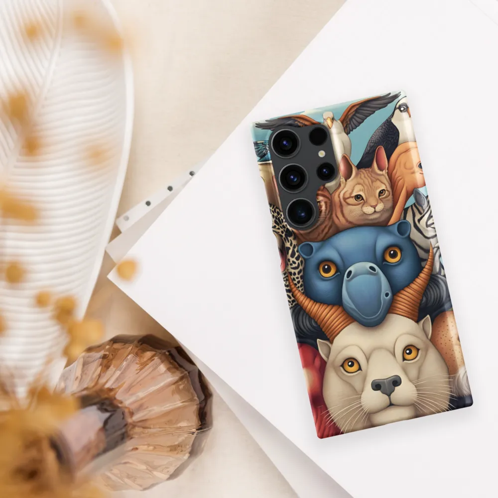 Harmonious Echoes of Wildlife | Phone Case |  S23 Ultra | Snap Case | Matte