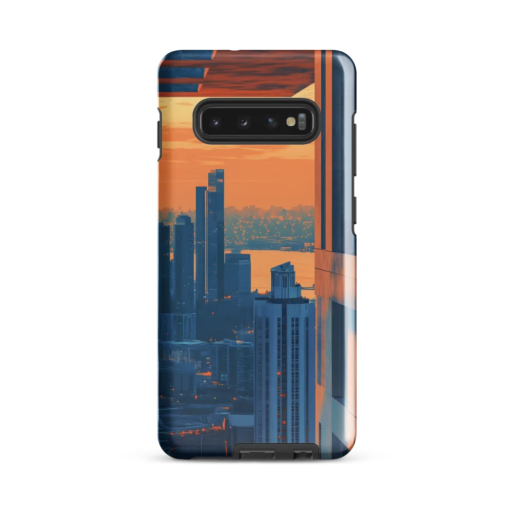 Urban Serenity: A Digital Perspective | Phone Case |  S10 Plus | Tough Case | Glossy