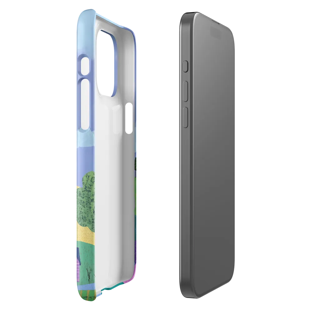 Whimsical Hills and Quaint Homes | Phone Case |  15 Pro Max | Snap Case | Glossy