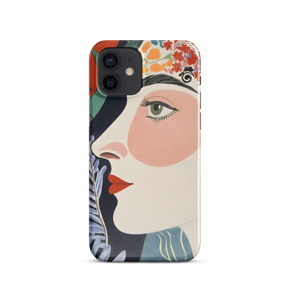 Floral Serenade: A Modern Portrait