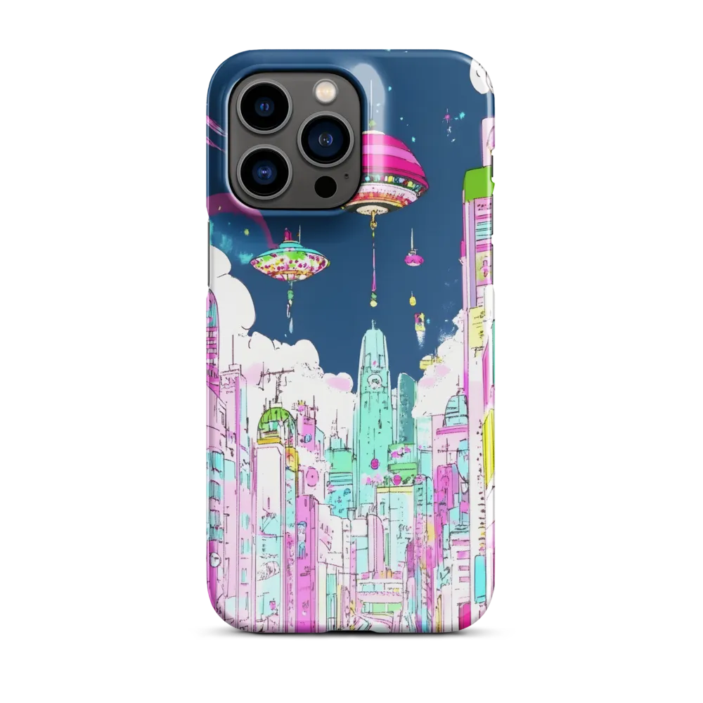 Futuristic Cityscape with Floating Structures