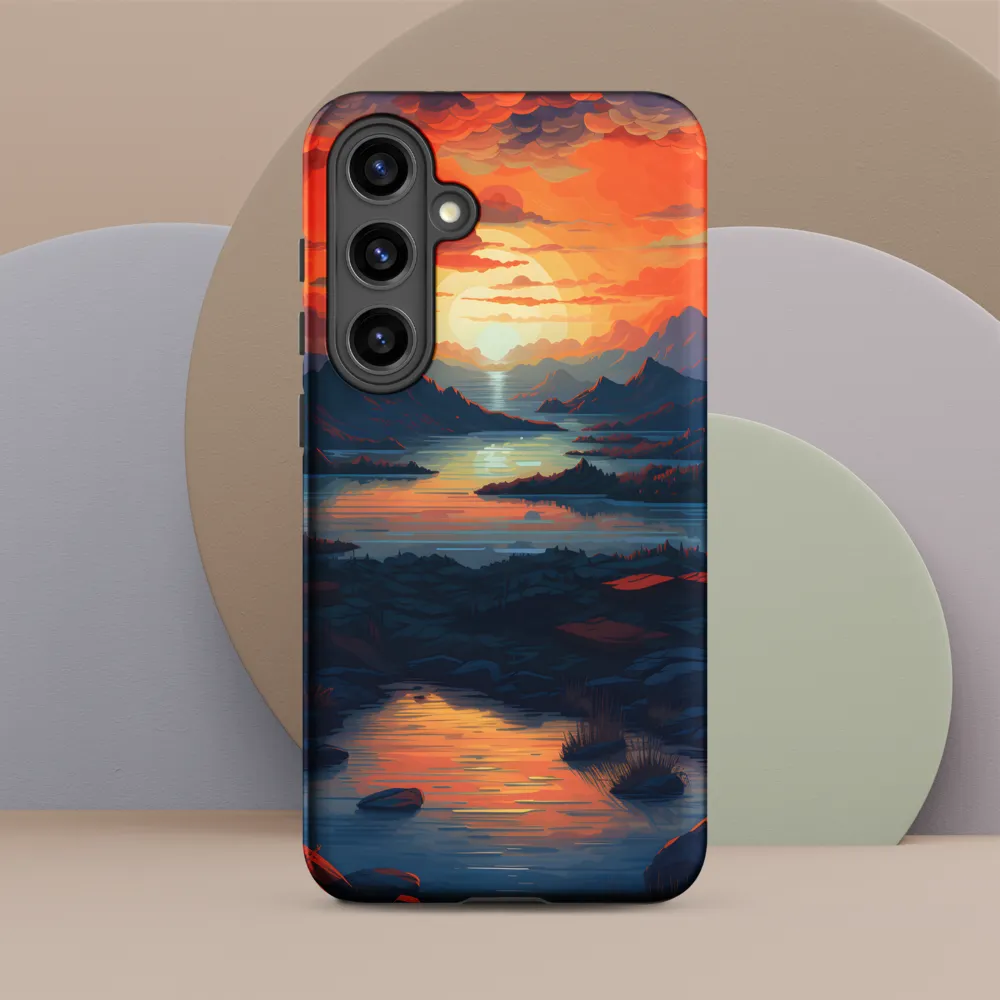 Ethereal Evening: A Digital Dusk