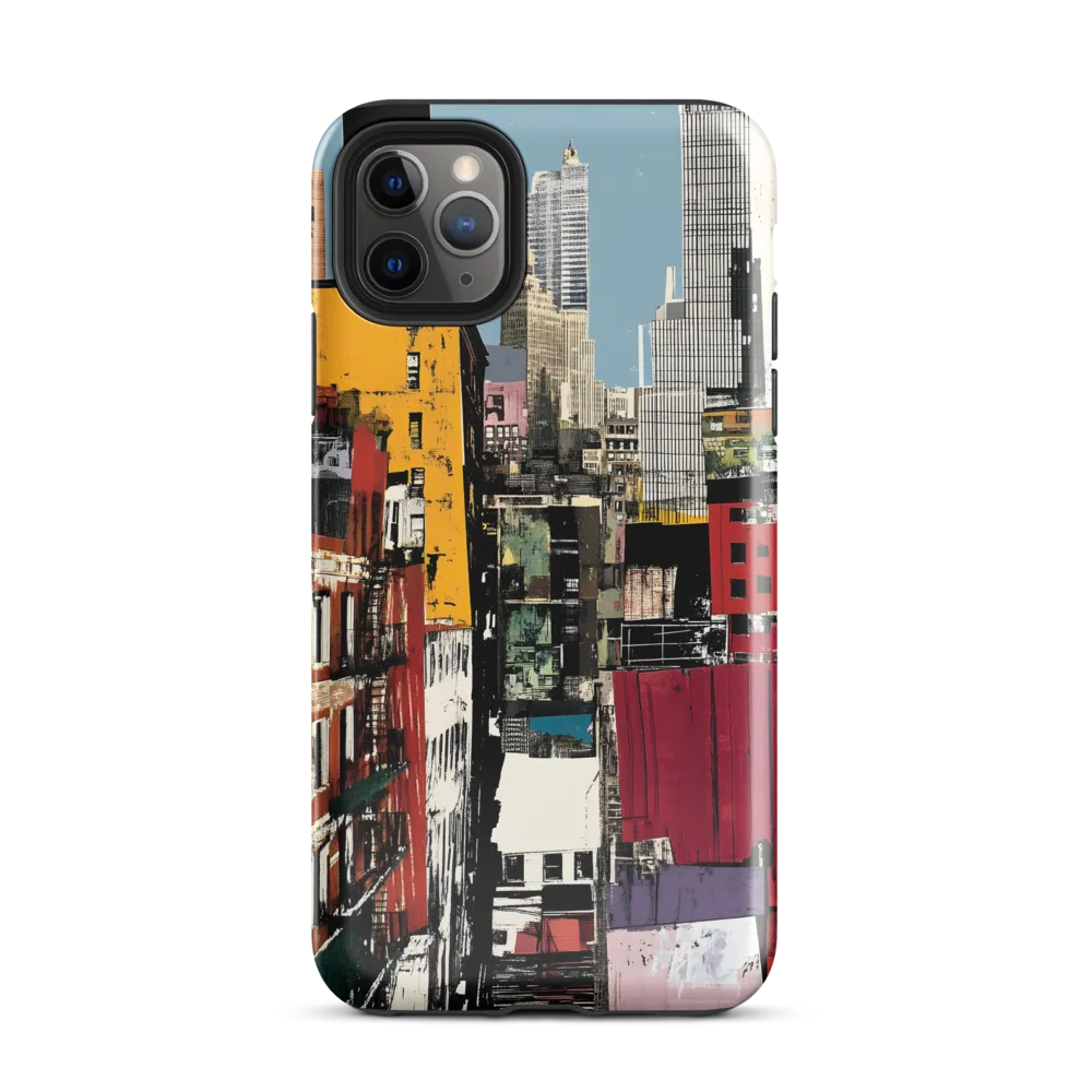 Urban Collage: A Vivid Cityscape | Phone Case |  11 Pro Max | Tough Case | Glossy