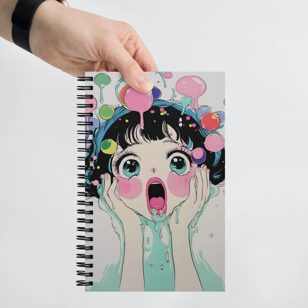 Bubbles of Surprise | Spiral Notebook