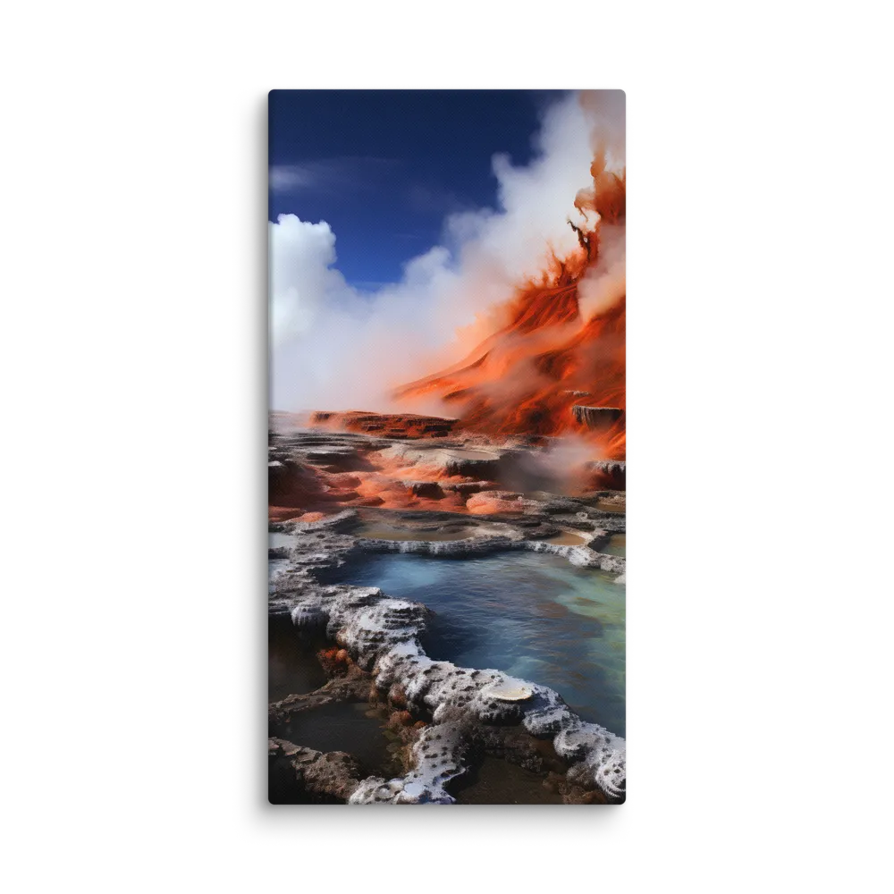 Nature's Fury: The Volcano's Expression