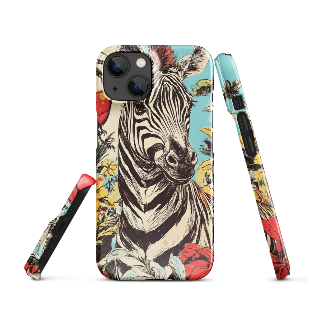 Zebra in Tropical Reverie