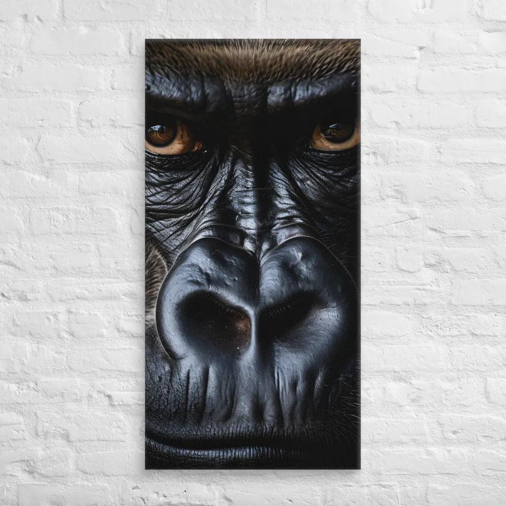 Gaze of the Wild: A Gorilla's Portrait